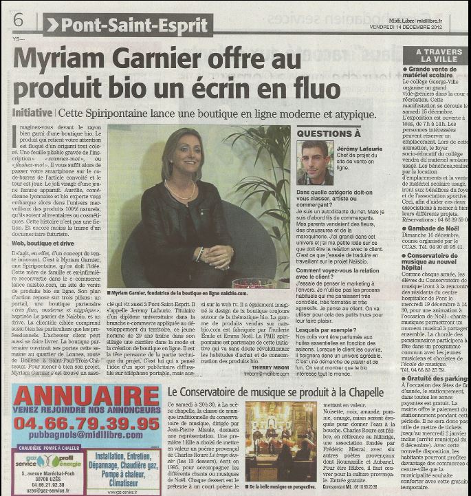 midi libre jeremy lafaurie chef e projet e-commerce naisbio